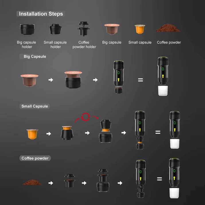 Portable Café Quality Coffee Maker™