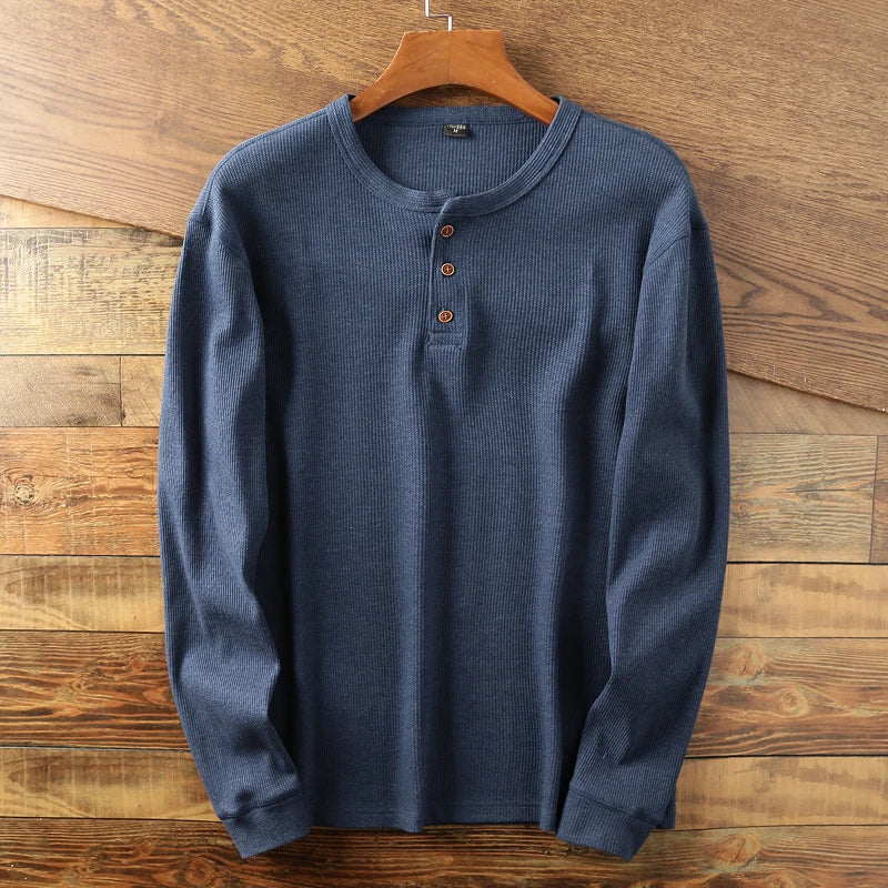 Stylish Summit Knit Henley Top