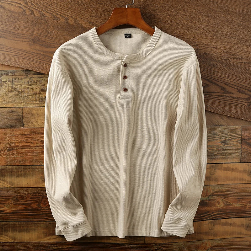 Stylish Summit Knit Henley Top