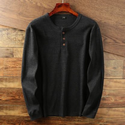 Stylish Summit Knit Henley Top